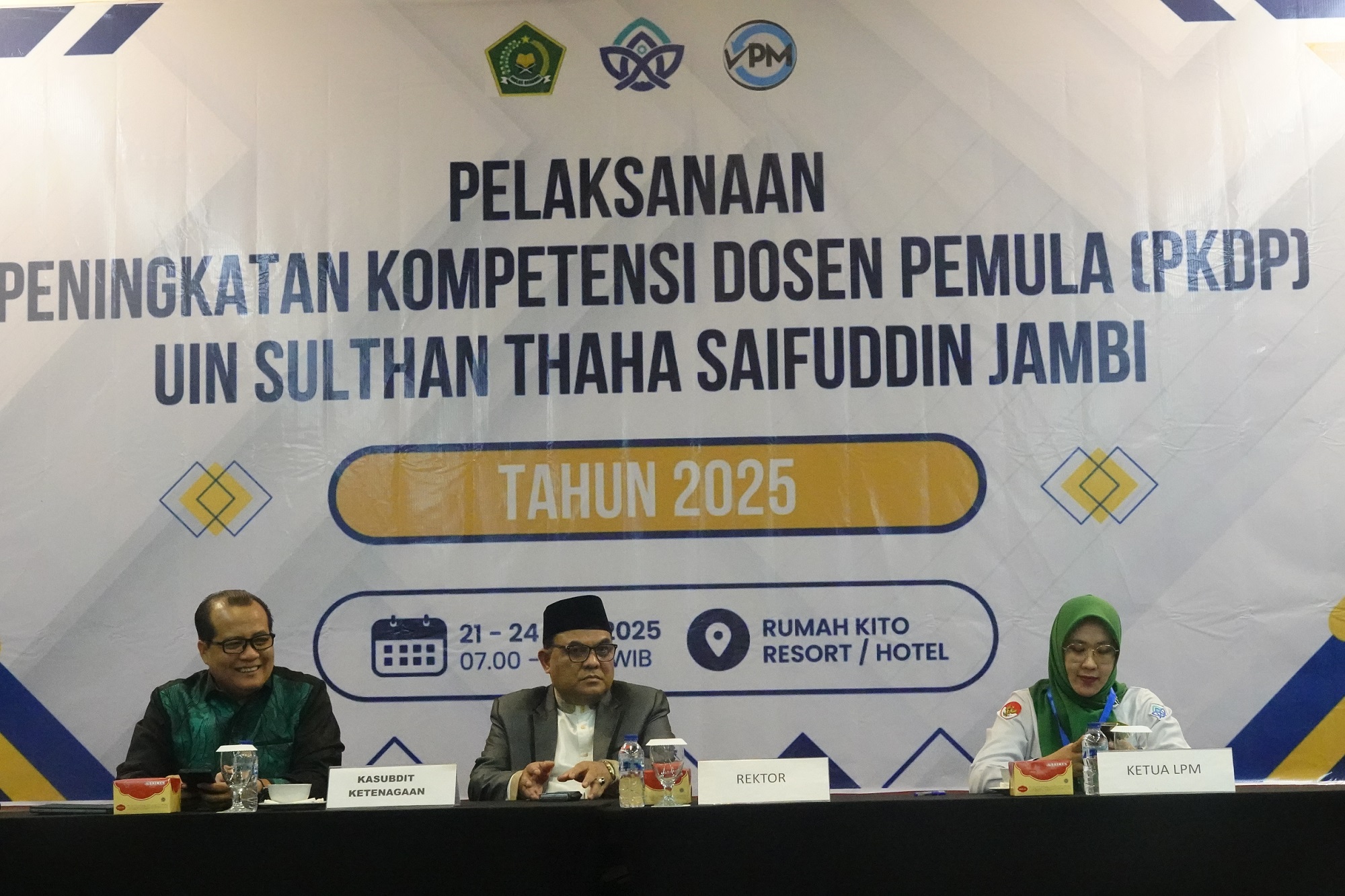 Pembukaan PKDP 2025 UIN Jambi, Diharapkan Hasilkan Dosen Bersertifikasi dan Berdaya Saing