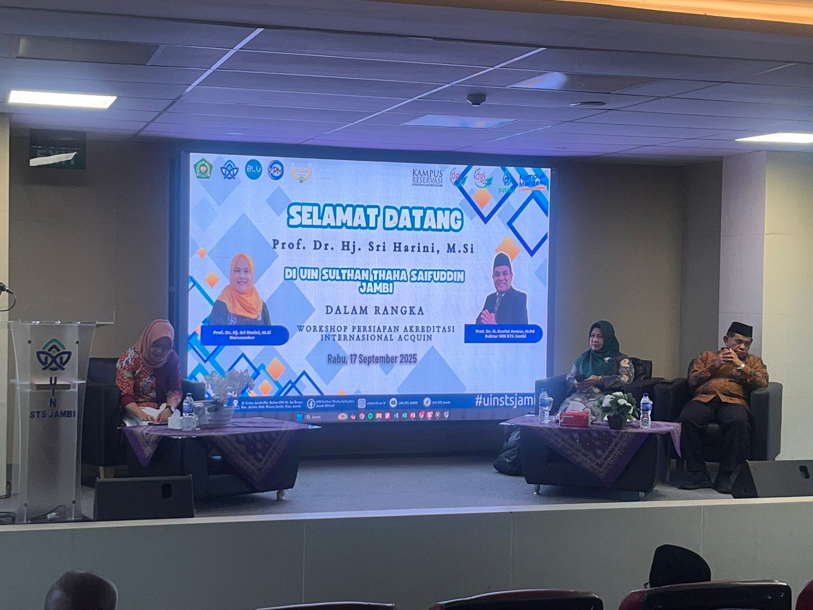 LPM UIN Jambi Gelar Workshop Persiapan Akreditasi Internasional ACQUIN