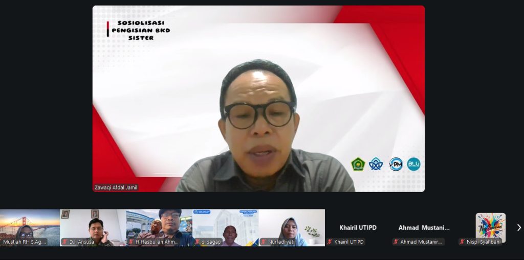 LPM UIN Jambi Sosialisasikan Pengisian BKD SISTER Bersama Fakultas Ushuluddin